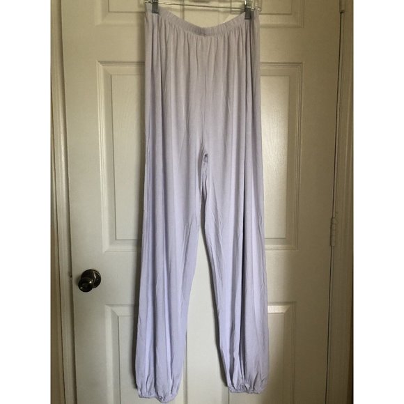 Hoerev Women Super Soft Modal Spandex Harem Yoga Pilates Pant White Plus Sz 2XL - Picture 2 of 5